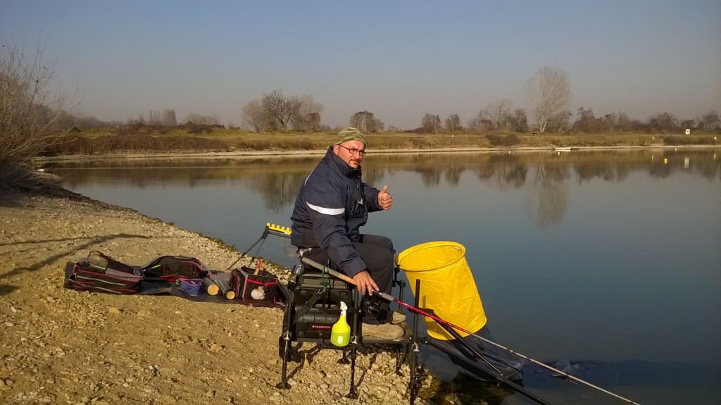 Pesca all'inglese al lago dei cigni