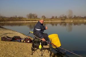 Pesca all'inglese al lago dei cigni
